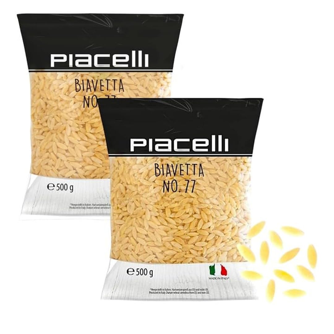 Piacelli Biavetta Pasta No. 77 - Authentic Italian Pasta with Durum Wheat