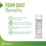 Vetoquinol Foam Quat Foaming Cleaner Spray, 18oz