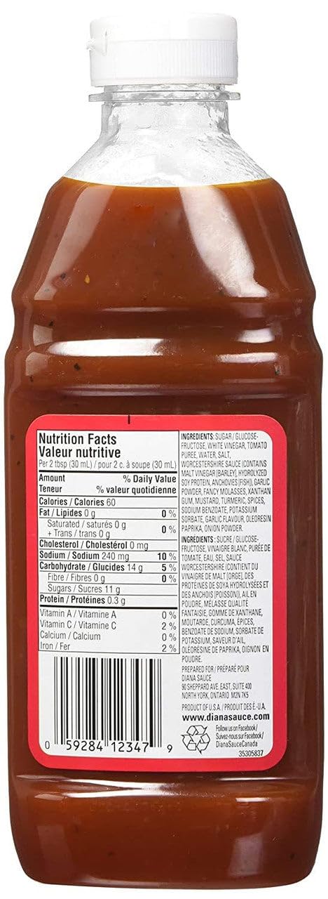 Diana Garlic Rib & Chicken Sauce 500ml, 3-Pack {Imported from Canada}