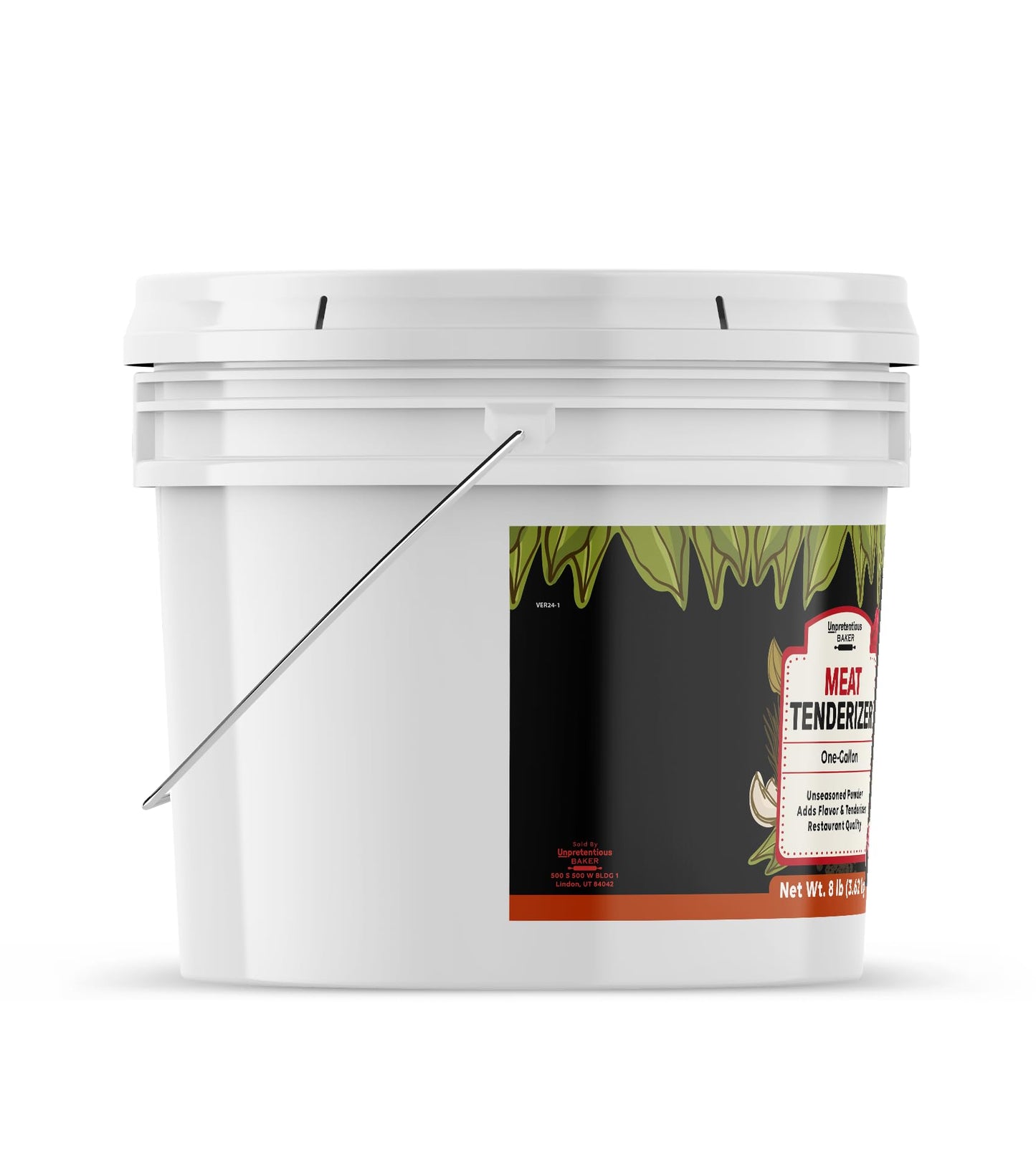 Unpretentious Meat Tenderizer Powder, Unseasoned Blend, Adds Flavor, Great for Most Proteins (128 Ounce)