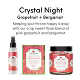 Wabi Whiffs Fizzing Toilet Bombs - Crystal Night | Natural Bathroom Deodorizer | Odor Eliminator Tablets For Freshness & Cleanliness | Eco-Friendly
