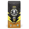 Death Wish Coffee, Organic and Fair Trade, Light Roast Ground Coffee, 16oz
