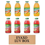 LUV BOX- variety Everfresh Juice 16 oz. pack of 8 , Everfresh Mango Carrot , Everfresh Ruby Red Grapefruit. by evaxo