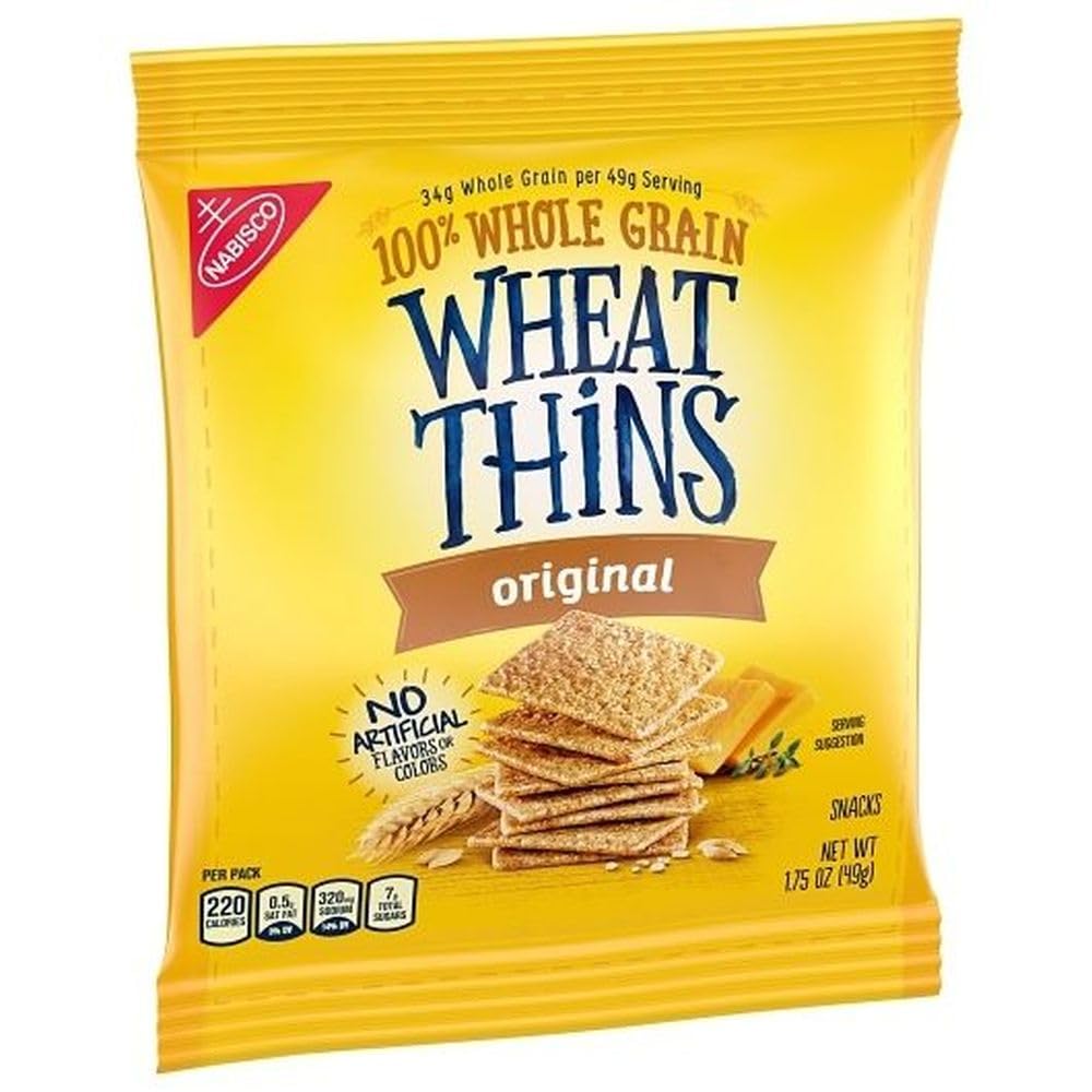 Wheat Thins Cracker - 1.75 oz. bag, 72 per case