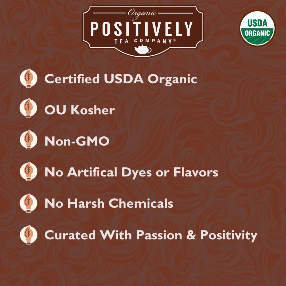 Organic Positively Tea Company, Pu-Erh Tea, Loose Leaf, 4 Ounce
