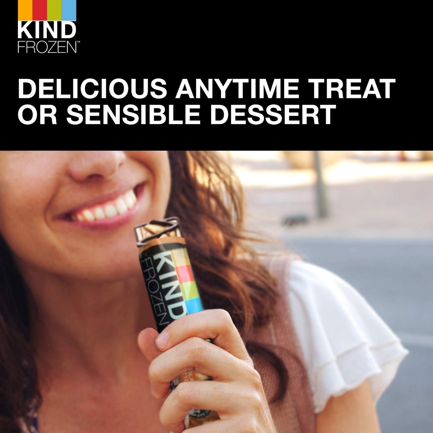 KIND FROZEN Frozen Dark Chocolate Peanut Butter Treat Bars, 1.60 Fl Oz (Pack Of 5) (Frozen)