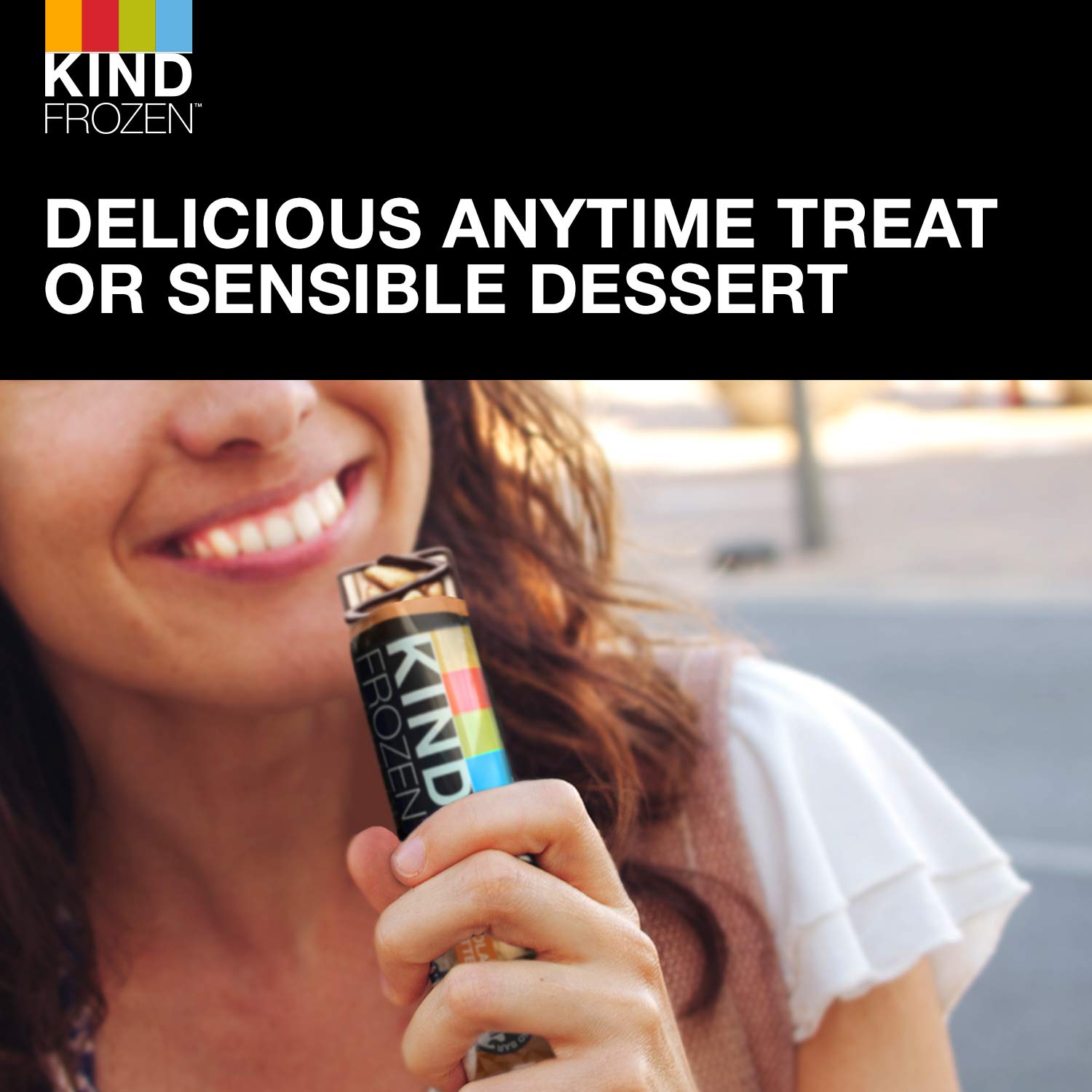 KIND FROZEN Frozen Dark Chocolate Peanut Butter Treat Bars, 1.60 Fl Oz (Pack Of 5) (Frozen)