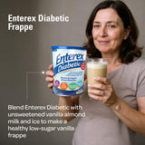 Enterex Diabetic Ready-to-Mix Nutritionally Complete Powder - No Added Sugar, Gluten Free, Vanilla Flavor, 400g (7 Servings)