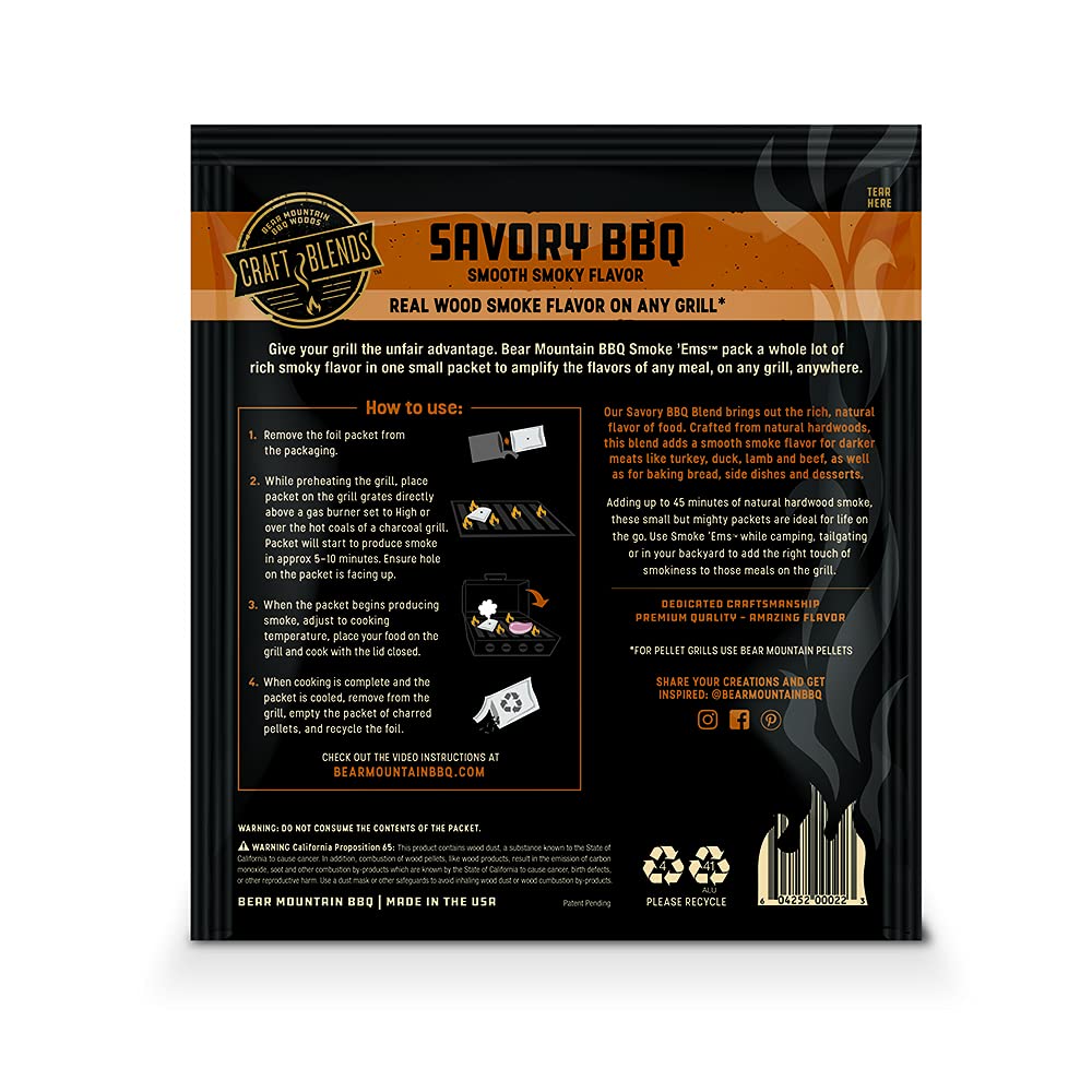 Bear Mountain BBQ - Savory BBQ Smoke 'EMS - 2-Pack