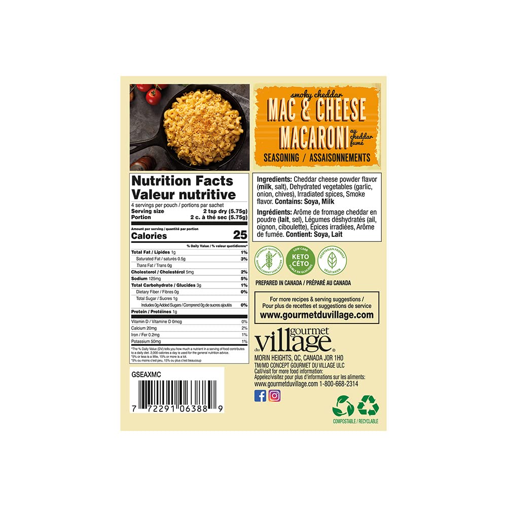 Gourmet du Village Seasoning (Cheddar Mac & Cheese)