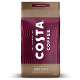 Costa Coffee Whole Bean Coffee, Signature Blend Dark Roast 12 Oz Bag for Drip & Pour Over, Smooth & Nutty, Slow Roasted 100% Arabica Beans