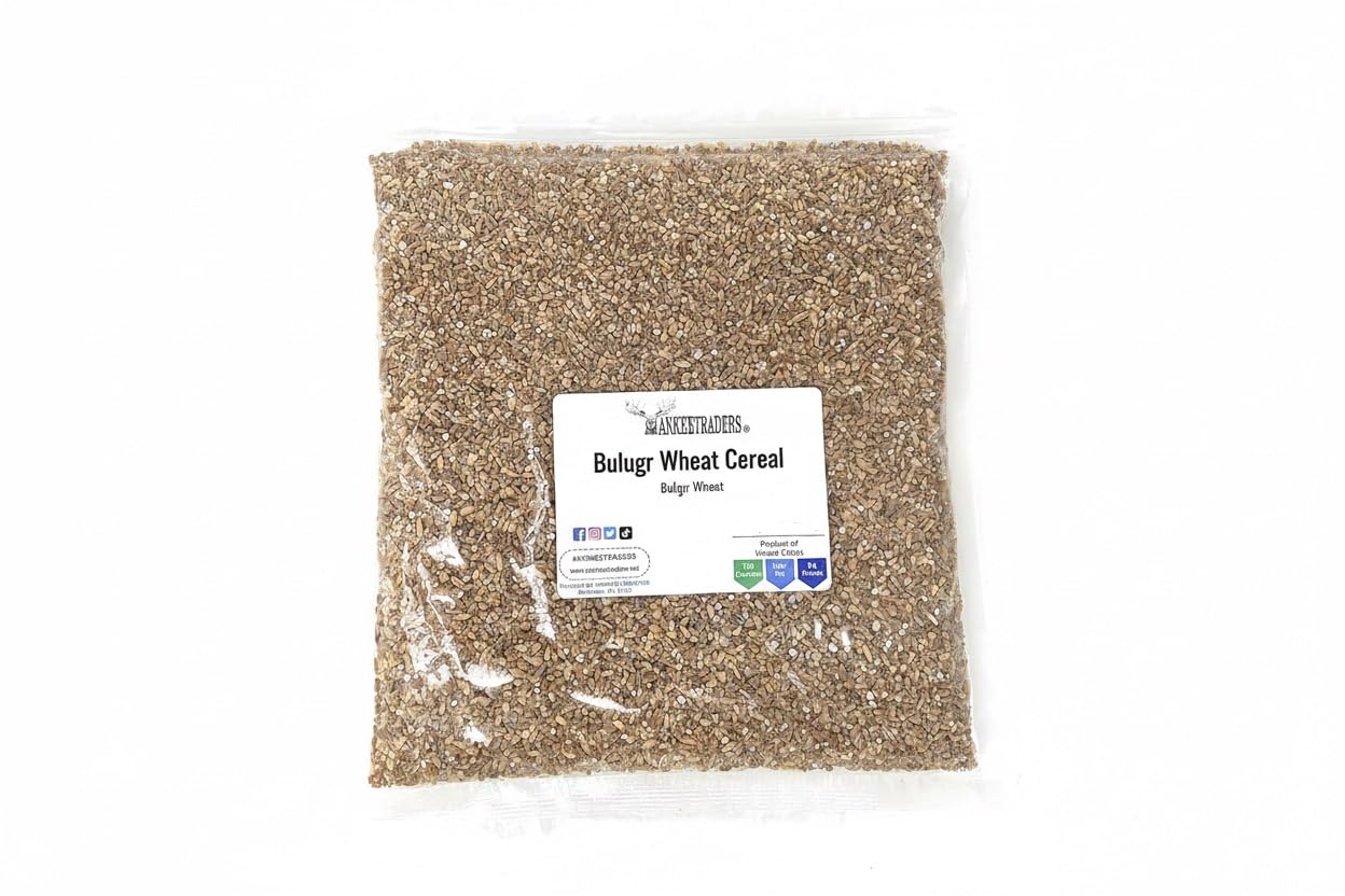 YANKEETRADERS Bulgur Wheat Whole Grain Cereal, 3 Pounds Bulk