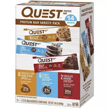evsemo Quest Protein Bars Gluten Free, Variety Pack | Chocolate Chip Cookie Dough, Cookies & Cream and Chocolate Brownie Bars | (14 ct.)