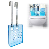 Toilet Tank Cleaning Tablet Holder with Adjustable Stainless Steel Hook - Hanging Dispenser Carrier for Toilet Bowl Cleaners - Prevents Residue