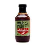 WarPig BBQ SNAFU Elite BBQ Sauce - Sweet Pineapple Orange Chipotle Glaze for Chicken & Poultry - Mahogany Finish Texas Style Barbecue Sauce