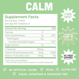 Chomp Gums CALM Chewing Gum, Sugar-Free with L-Theanine, Vitamin B6 & C, Gluten-Free, Aspartame & Sucralose Free, Lime Mint Flavor (1 Pack)