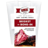 UMAi Dry Aging Bag for Steaks, Pack of 3, Dry Age Bags for Meat, Brisket or Bone-In up to 14-20 lbs, Home Steak Ager Refrigerator Bags, No Vacuum