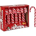 Christmas Candy Canes Classic Red and White Peppermint Flavor for Holiday Family Indulgement - Bulk Candy Canes Individually Wrapped for Kids