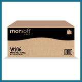 Morsoft by Morcon W106 Paper Towel Dispenser Refill, 10 Inch Roll, White, 100% Recycled Fiber, 10 x 800ft, 6 Rolls, Ideal Paper Towel Rolls