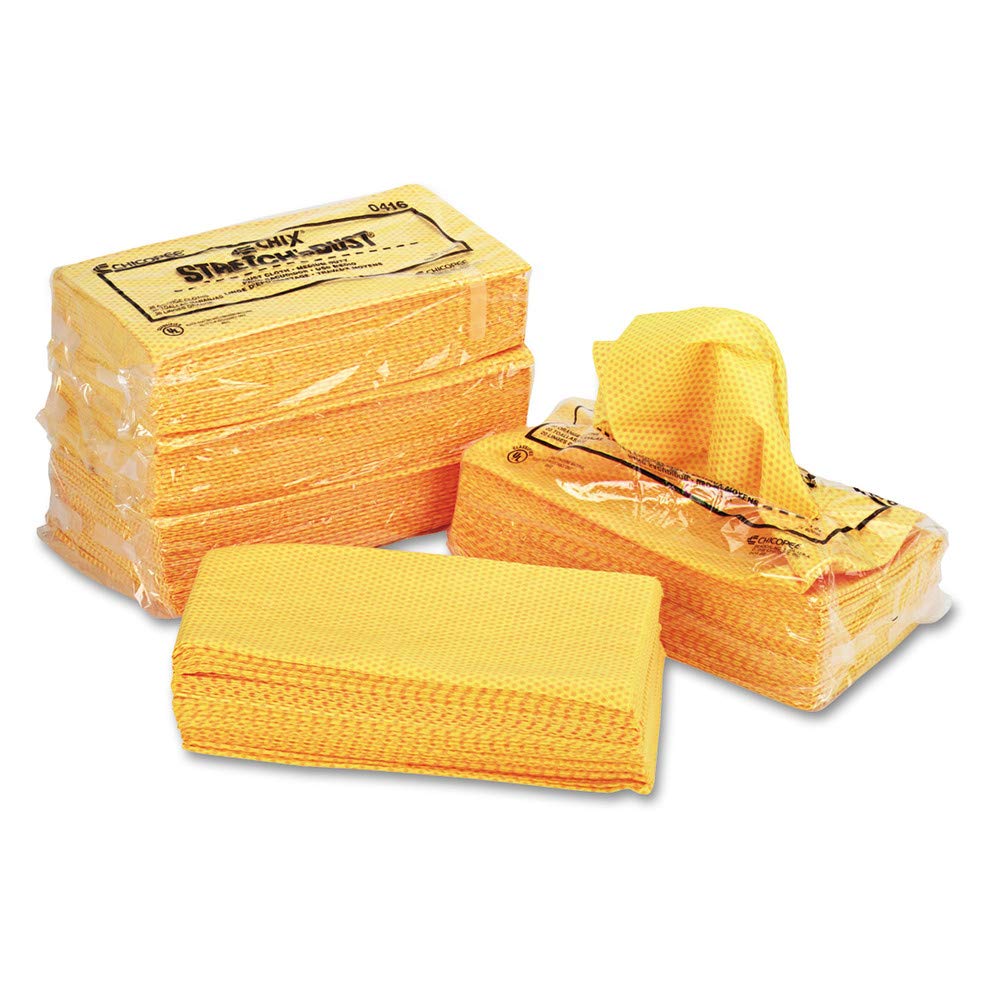 Chicopee Branded Products Duster Cloths,Stretch-n-Dust, 23-1/4"x24", 100/CT, Orange