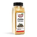 Badia Ground Cumin, 16 oz - Comino Powder for Authentic Aromatic Flavor in Cooking, Baking & Seasoning