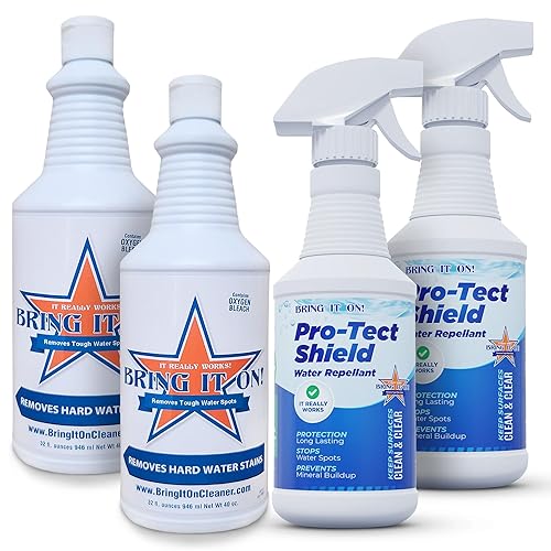 Bring It On Cleaner Sets 32oz Cleaner & Protect Shield Sealant 16oz Set of 2 Complete Sets