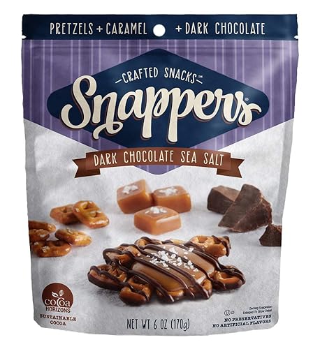 Snappers - Sea Salt Dark Chocolate, 6 Ounce - 6 per case.
