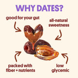 Harken Sweets The Nutty One, Oat Milk Chocolate Candy Bars with Peanuts and Date Caramel, Sweetened with Dates and No Sugar Added, High Fiber Snack
