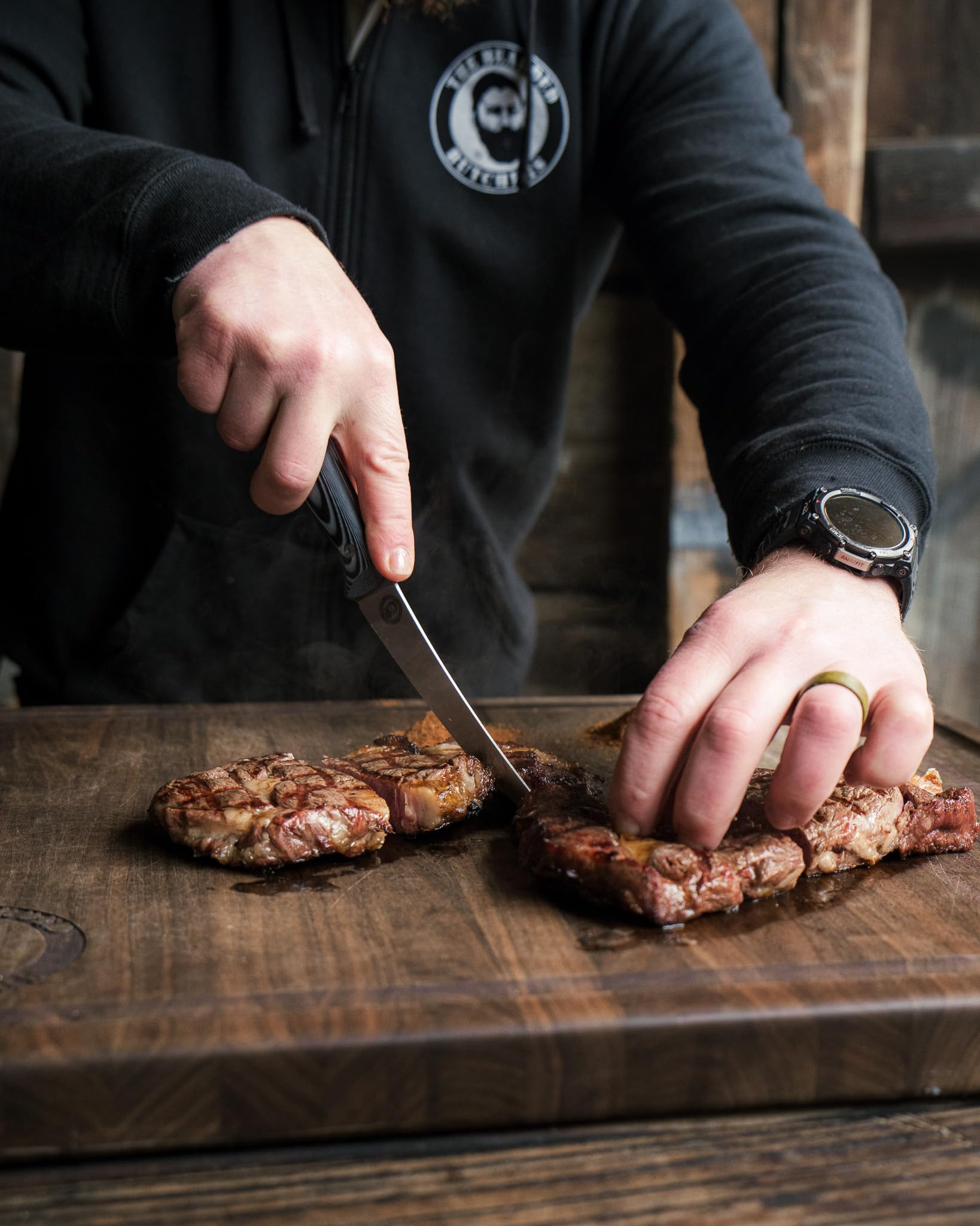 Bearded Butchers BBQ Sauce 17.5 oz, Pack of 3 - Tangy & Smoky, Original Spice Blend, Gluten Free, No MSG, Real Ingredients, Perfect for Ribs, Brisket