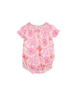 vineyard vines Baby Emmy Smocked Bubble, Edie Cotton Candy, 12-18 Months