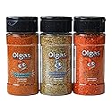 OLGA'S Seasoning Trio Bundle, Includes Snackers Blend, Mediterranean Herb Spice & Shawarma Seasoning, 3 Flavorful Spice Blends for Snacks, Grilled