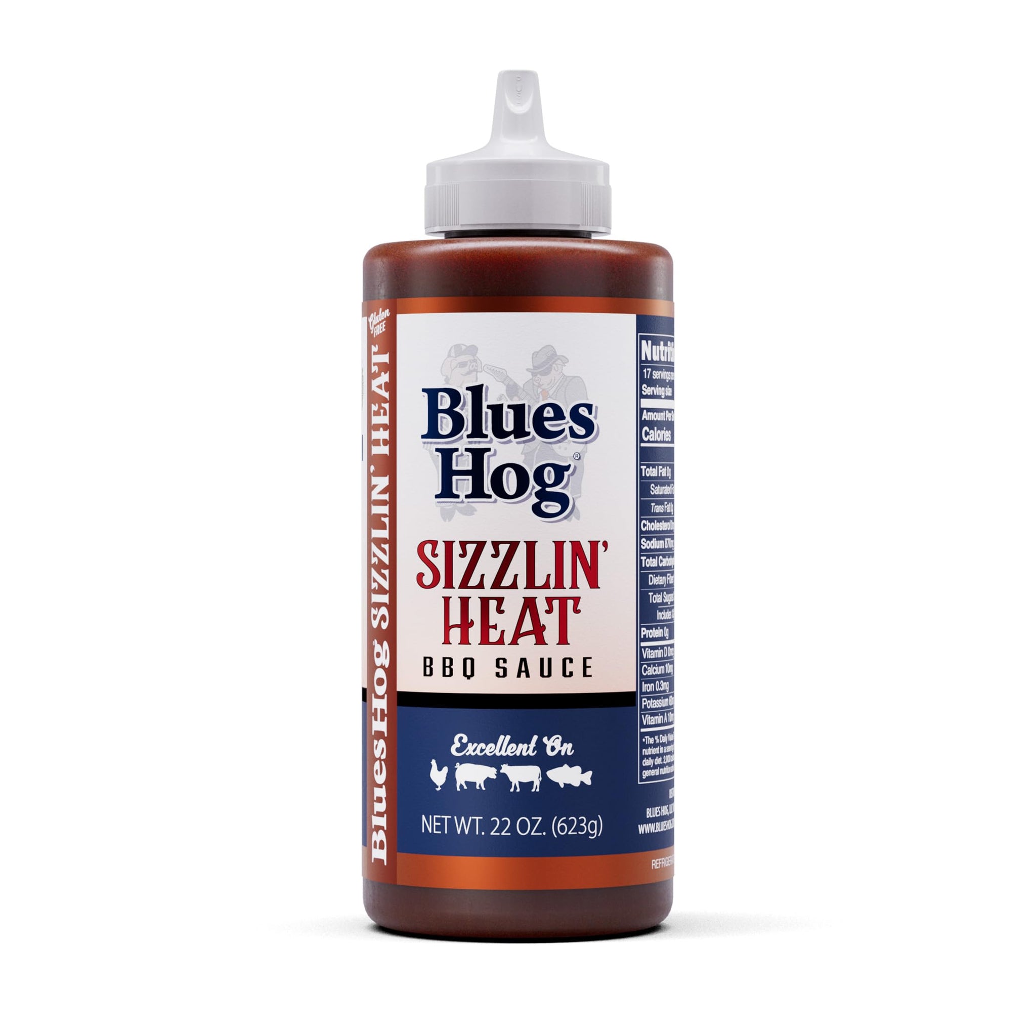 Blues Hog Sauce Barbecue Sauce Box, Champions' Blend 24 oz and Sizzlin' Heat 22 oz Duo Pack, Variety Pack Sampler, Gift Set, All-Natural & Gluten