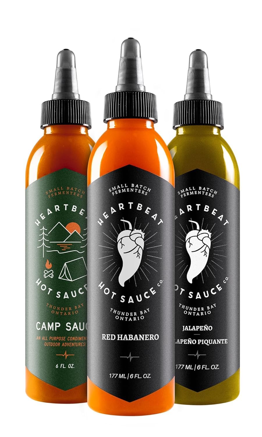 Heartbeat Hot Sauce Co. | Classic Variety Pack 6 oz. 3 pack