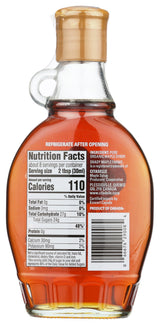 Shady Maple Farms Organic Grade A Amber Maple Syrup, 8 Fl Oz