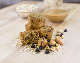 Bobo's Peanut Butter Chocolate Chip Oat Bites, Simple Ingredients, Whole Grain Oats, Plant Based, Non-GMO, Gluten Free Breakfast Bars, Healthy Snacks