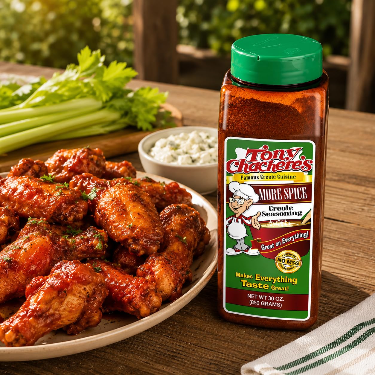 Tony Chachere's Creole Seasoning 30oz (More Spice+Packet)