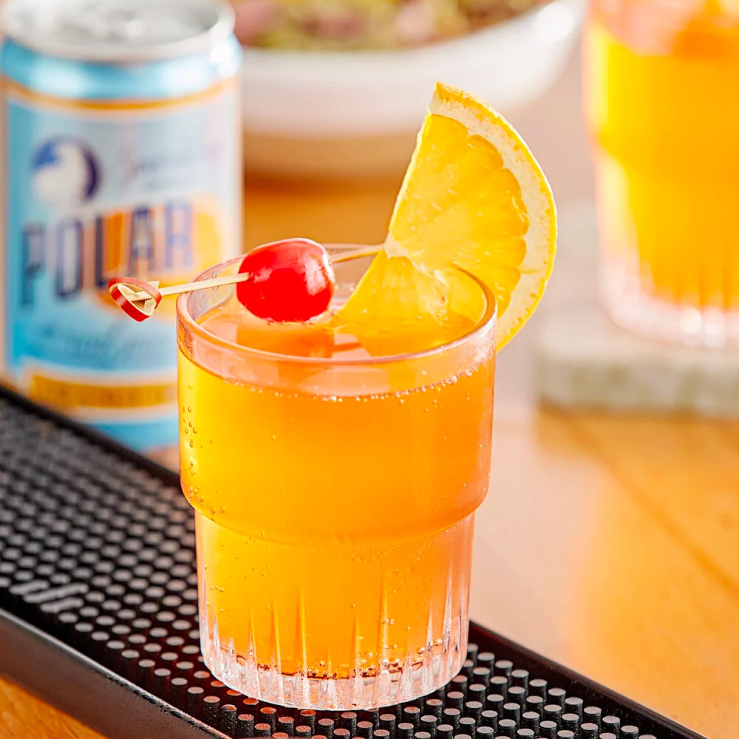 POLAR Dry Sparkling Soda Orange Flavor | Premium Cocktail Mixer Inspired by History | 24pk 7.5oz Cans