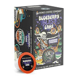 Bones Coffee Company Blueberry Blast Cake, Blueberry Pancake Flavored Coffee Pods, Low Acid Medium Roast Single-Serve Bones Cups, For 1.0 & 2.0 K-Cups