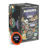 Bones Coffee Company Blueberry Blast Cake, Blueberry Pancake Flavored Coffee Pods, Low Acid Medium Roast Single-Serve Bones Cups, For 1.0 & 2.0 K-Cups
