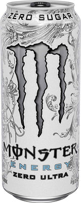Monster Energy Ultra Zero Sugar Energy Drinks 16 ounce cans (Ultra Zero, 12 Cans)
