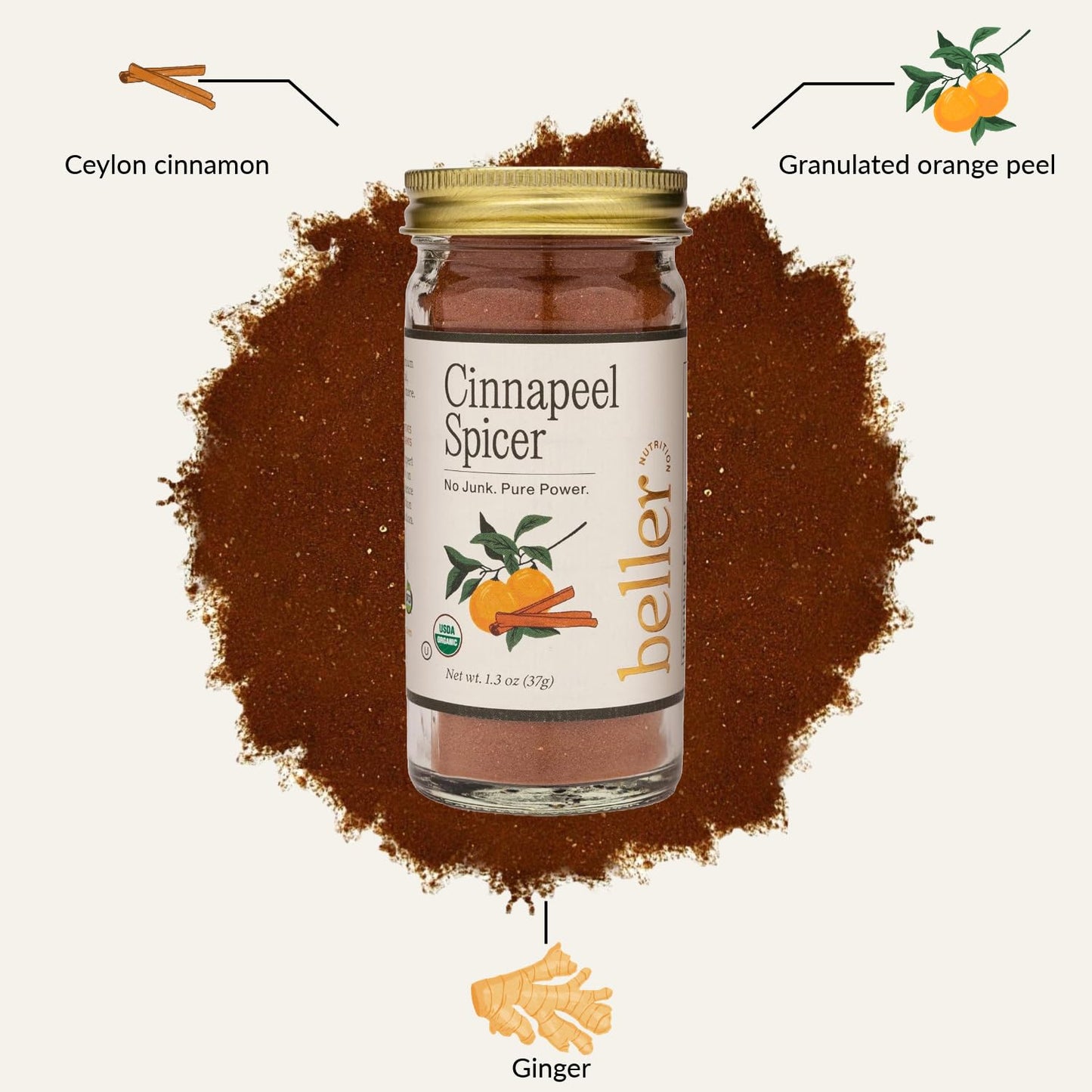 Beller Nutrition Organic Spice Blend Collection | 10-Pack | Morning Boost, Super Sumac, Tex Mex, Vegitude, Cinnapeel, Everything Savory & More | No