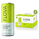 Flova Lemon Lime Energy Drink, All Natural, Electrolytes and Minerals from Coconut Water, 4 Simple Easy to Pronounce Ingredients, 99% Juice, Pack