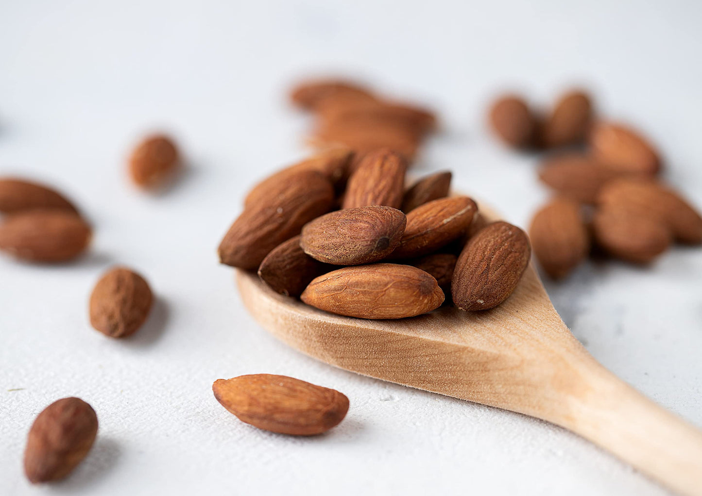 Food to Live Dry Roasted California Almonds, 5 Pounds Oven Roasted Whole Nuts, Unsalted, No Oil Added, Vegan, Kosher, Bulk. Good Source of Protein