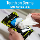 Fortress Electronic Wipes With Microfiber Cloth (25 ct, Pack of 6) To-Go Tech Wipes for Screens, Phones, Keyboards, TV Monitors, Computer Screens