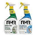 RMR Surface Renewal System - Instant Stain Remover + Glass & Surface Cleaner/Protectant, Indoor/Outdoor Cleaning Kit for Mirror, Screen, Furniture