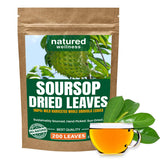 Premium Guanabana Soursop Dried Leaves 200+ Hojas De Guanabana - Wildcrafted Graviola Leaf - 100% Natural Caffeine-Free Herbal Tea Loose Leaves