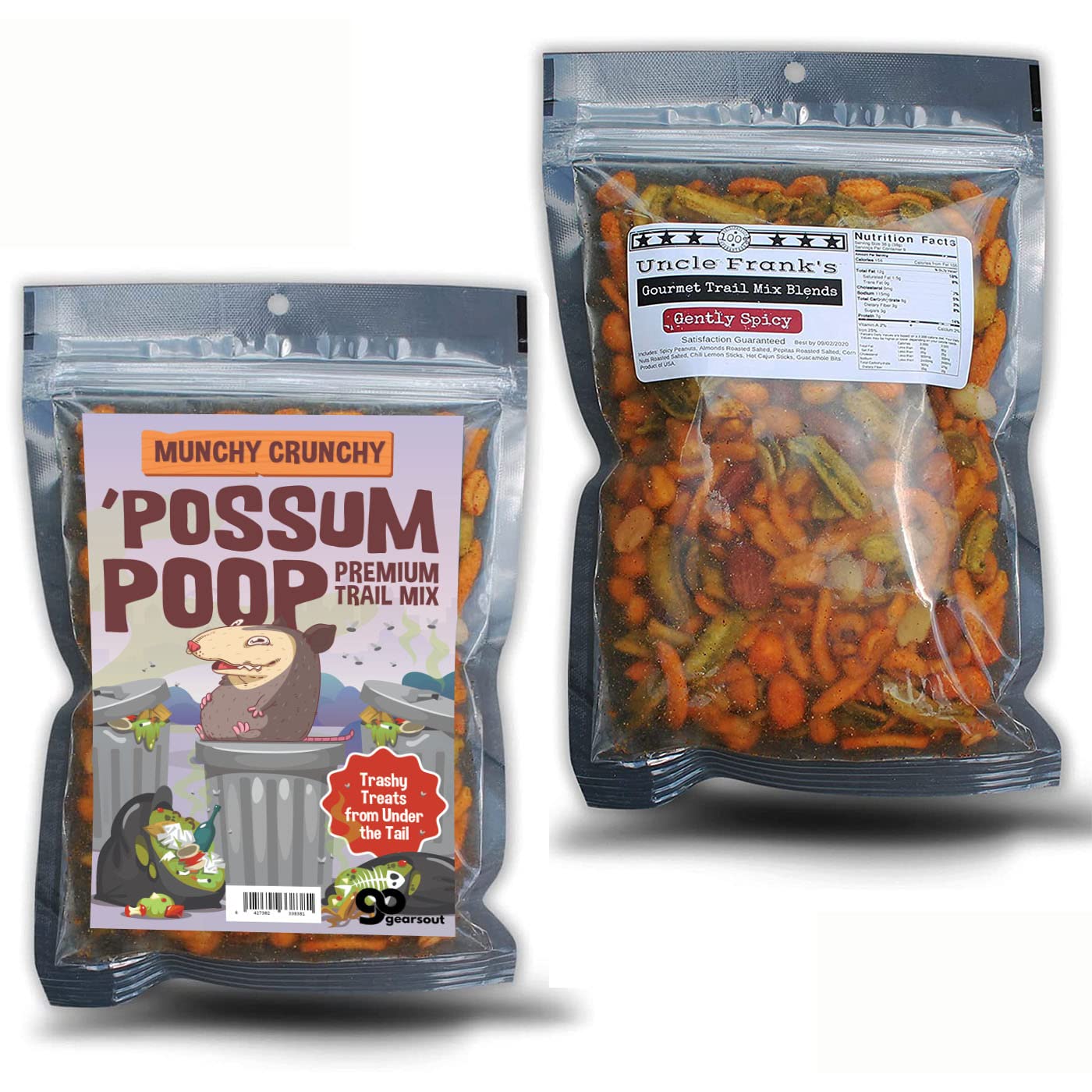 Possum Poop Premium Trail Mix- Funny Gag Gift for Men and Women - Weird Shower Gift, Fun Stocking Stuffers, Adult Gift Baskets, Trail Mix Blend, Nut