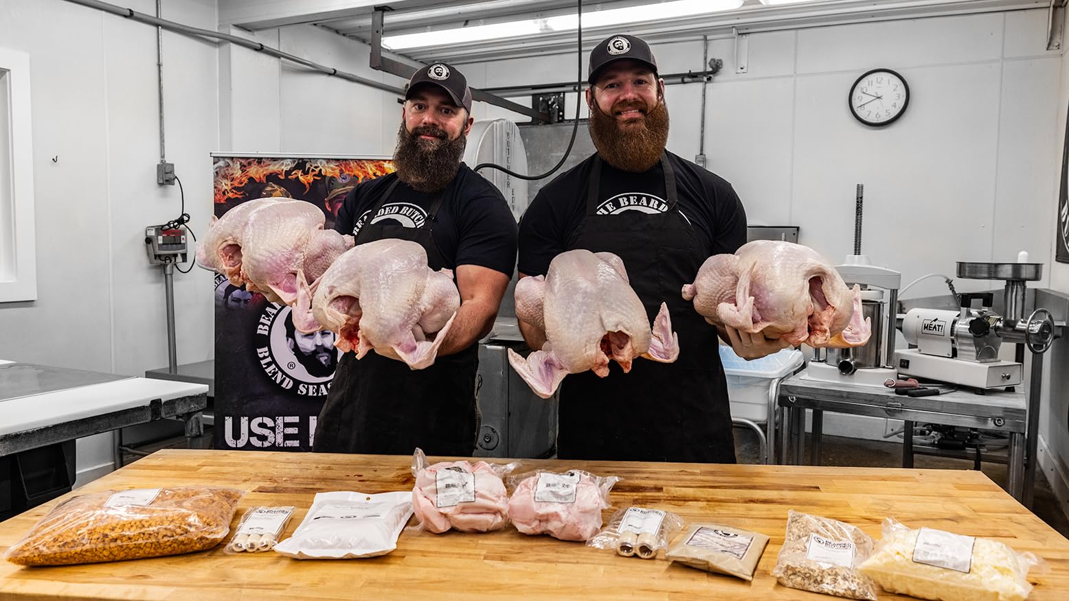 Bearded Butchers Maple Chipotle Turkey KISS DIY Kit - Easy Thanksgiving Turkey Brine & Seasoning - Includes 2 Chipotle Shakers, Pure Sea Salt & Ohio