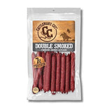 Cattleman's Cut Double Smoked Sausages Meat Sticks, Premium Protein Snacks, Keto Friendly, Gluten Free, Carnivore Travel Snack, Resealable Bag, 12