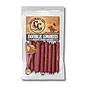 Cattleman's Cut Double Smoked Sausages Meat Sticks, Premium Protein Snacks, Keto Friendly, Gluten Free, Carnivore Travel Snack, Resealable Bag, 12
